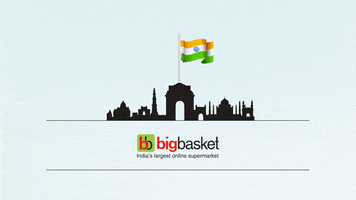 Republic Day Celebration GIF by bigbasket