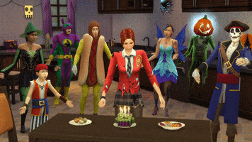 celebrate hot dog GIF by The Sims