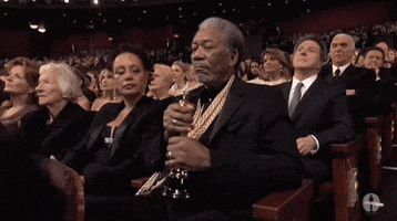 Morgan Freeman Wink GIF by The Academy Awards