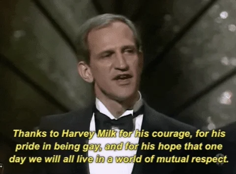Harvey Milk Oscars GIF