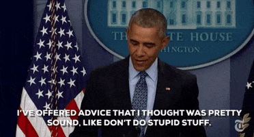 barack obama i've offered advice that i thought was pretty sound GIF by Obama