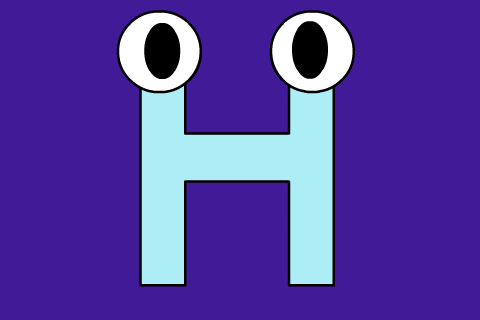 GIPHY Studios Originals alphabet gilphabet letter h GIF