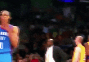 Excited Russell Westbrook GIF by NBA