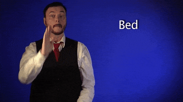 Sign Language Bed GIF by Sign with Robert