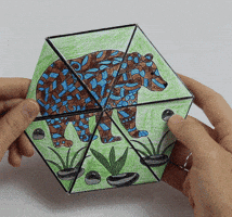 teddytablante origami coloring coloring books GIF