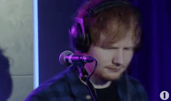 ed sheeran live lounge GIF by BBC Radio 1