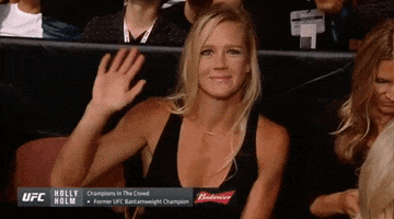 Holly Holm Hello GIF by UFC