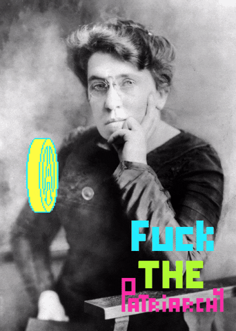 Emma Goldman Deal With It GIF by Amy Ciavolino - Find & Share on GIPHY