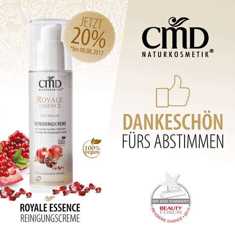 Vegane Kosmetik Granatapfel-Extrakt GIF by CMD Naturkosmetik
