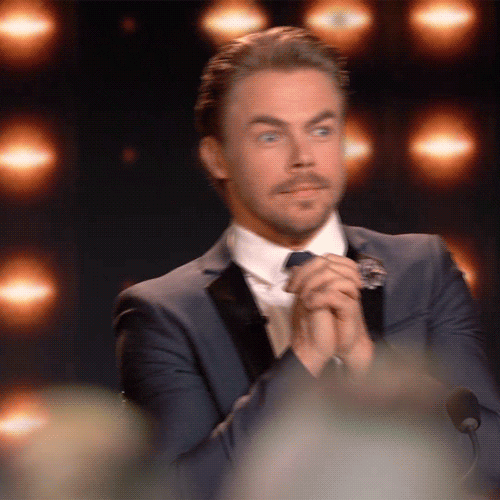 Cant Look Derek Hough GIF by NBC