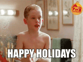 macaulay culkin happy holidays GIF by Home Alone