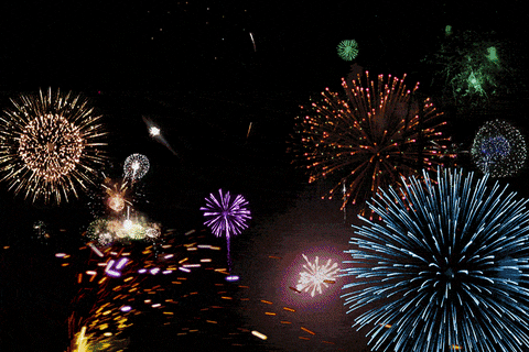 Happy New Year Celebration GIF by Faith Holland - Find & Share on GIPHY
