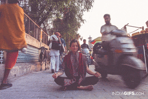 indiagifs meditation in india GIF