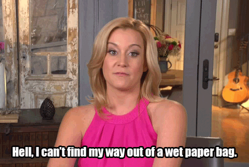 i can't find my way out of a wet paper bag