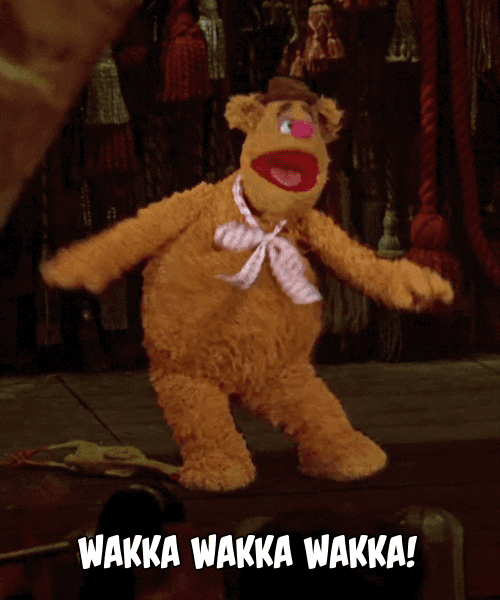 thomasolszta fozzie bear wakka wakka wakka GIF