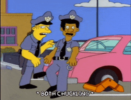 Season 4 Police GIF by The Simpsons