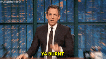 seth meyers burn GIF by Late Night with Seth Meyers