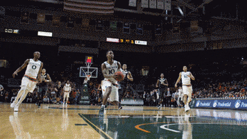 miamihurricanes basketball miami dunk college basketball GIF