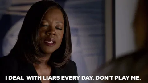  how to get away with murder htgawm annalise keating liars dont lie GIF