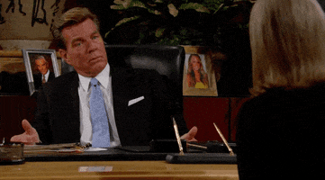 the young and the restless rolling eyes GIF by CBS