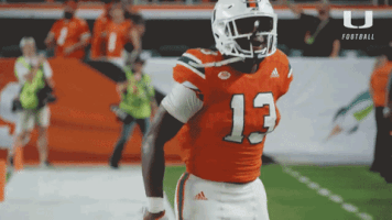 College Football Dancing GIF by Miami Hurricanes
