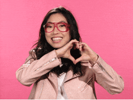 heart hands love GIF by Awkwafina