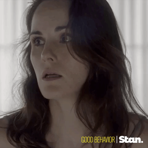 good behavior only on stan GIF by Stan.