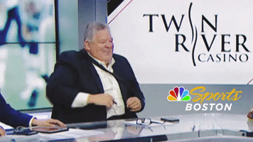 happy charlie weis GIF by NBC Sports Boston