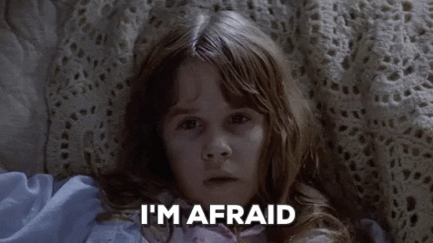 Scared The Exorcist GIF - Find & Share on GIPHY