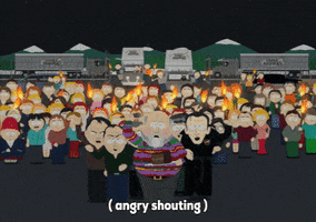 rob reiner crowd GIF by South Park 