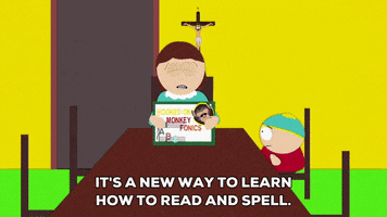 eric cartman learning GIF by South Park