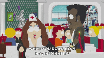 restaurant nurse GIF by South Park 