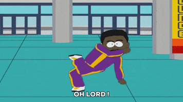 gym suit dancing GIF by South Park 