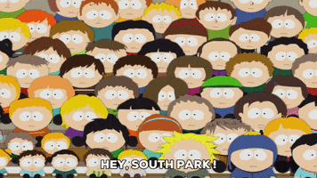 watch crowd GIF by South Park 