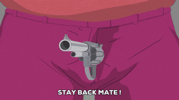 penis gun warning GIF by South Park 
