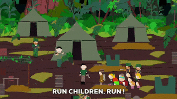kids running GIF by South Park 