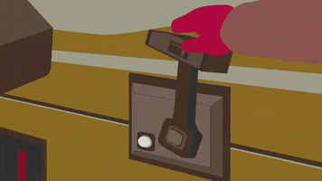 tool pulling GIF by South Park 