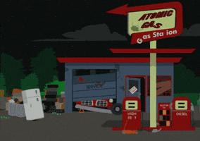 gas station trash GIF by South Park 