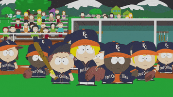 baseball ball GIF by South Park 