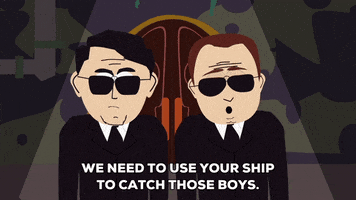 speaking secret service GIF by South Park 