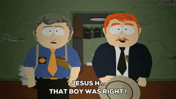 hat cops GIF by South Park 