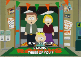 butters stotch restaurant GIF by South Park 