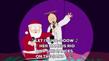 santa claus singing GIF by South Park 