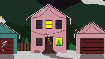 christmas fade out GIF by South Park 