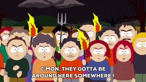 angry pitchfork GIF by South Park