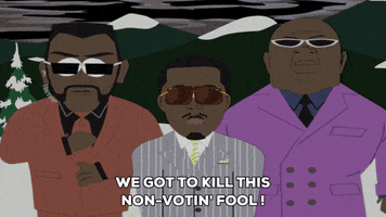 vote or die sean combs GIF by South Park 