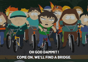 eric cartman bike GIF by South Park 