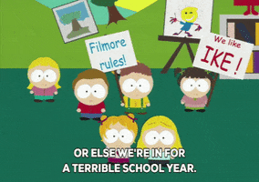 kindergarteners GIF by South Park 