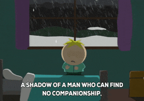 sad butters stotch GIF by South Park 