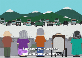 cars weapons GIF by South Park 
